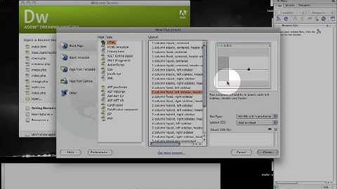 How to use Adobe Dreamweaver CS3 CSS Layouts