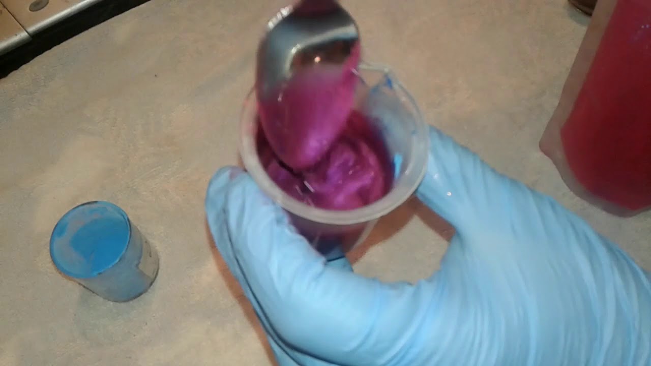 Download Mixing a purple fuschia / orchid mica color from blue and pink | Cold Process Soap Making - YouTube