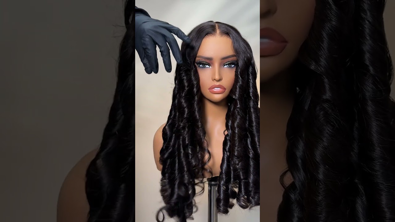 😍😍Unice 13x4 Pre everything wig Body Wave 3D Curls 
