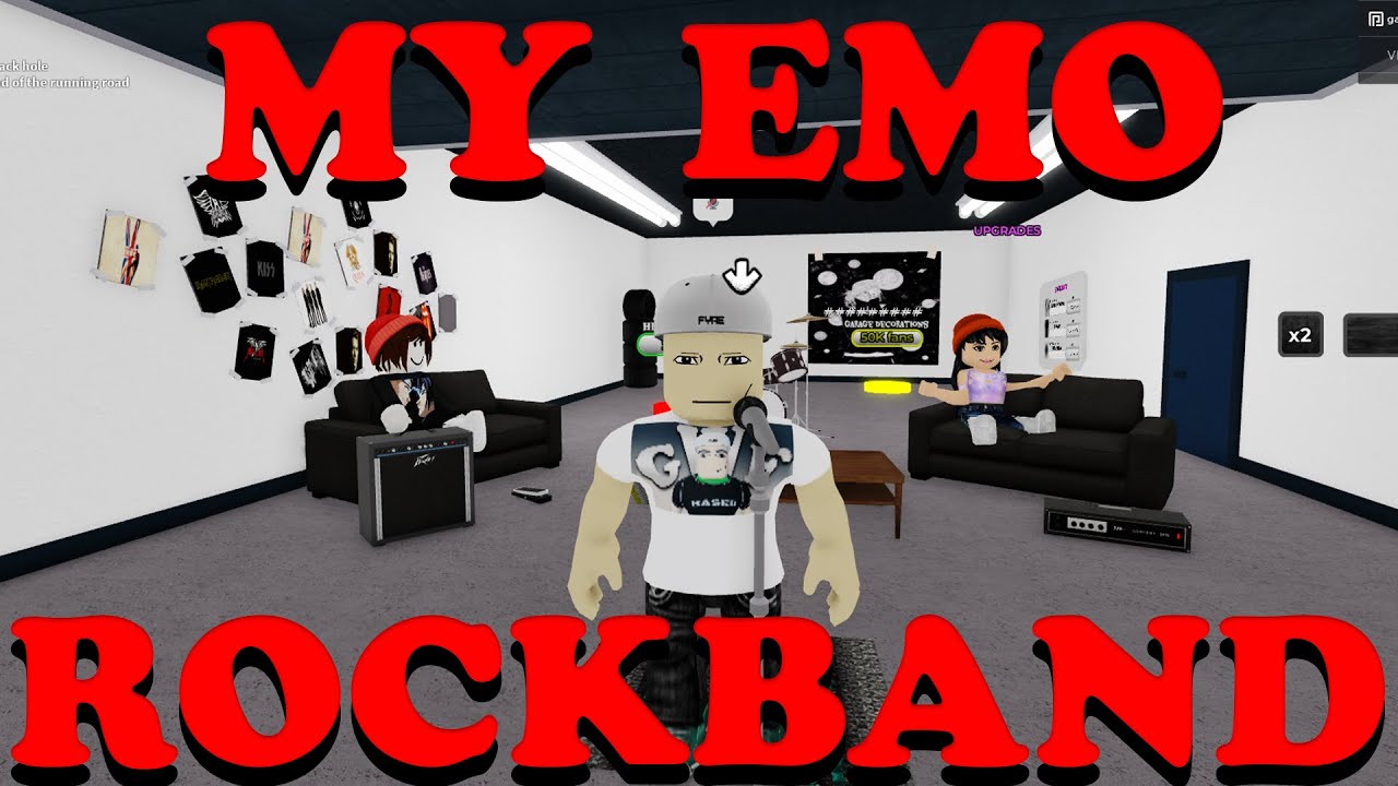 START AN EMO BAND FROM YOUR GARAGE TYCOON - Roblox