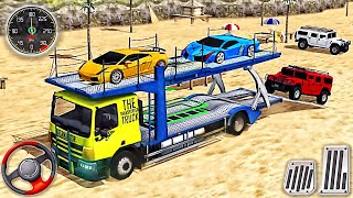 Cargo Vehicle Transporter Trailer Truck - Car Driving Simulator 2020 - Best Android GamePlay screenshot 2