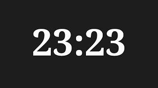 23 Minutes 23 Seconds Countdown Timer