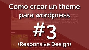 [Curso] Como crear un theme para wordpress con responsive design 3. Diseño del contenido y sidebar