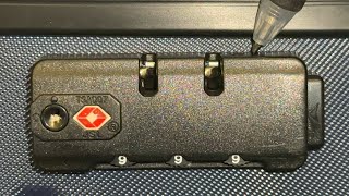 How To Change The 3-Digit Combination On Luggage