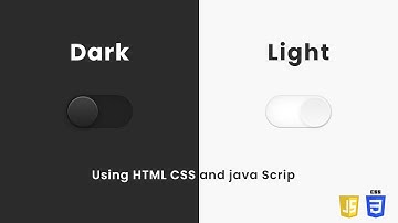 Dark and Light Theme Toggle Animation with CSS and JavaScript | For Beginners