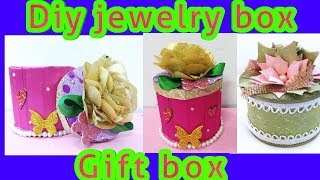 Tape roll gift box tutorial/ valentine day gift box / best out of waste/Amazing diy ideas