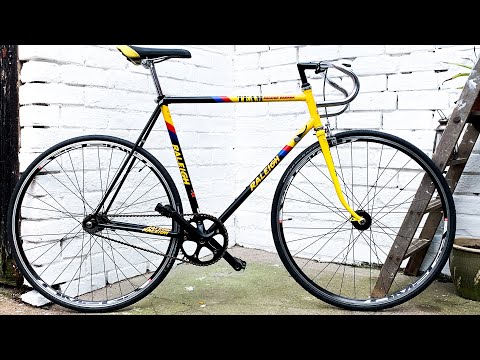 Raleigh Team Banana Vintage Bike Restoration & Fixie Conversion