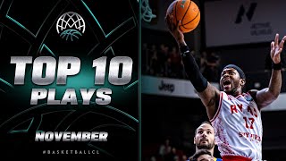 TOP 10 PLAYS | November | Basketball Champions League 2022