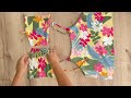 HACER VESTIDO FÁCIL, HACER VESTIDO LARGO DE FLORES - DIY DRESS TUTORIAL, HOW TO MAKE A DRESS EASY