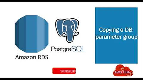 06 Copying a DB parameter group