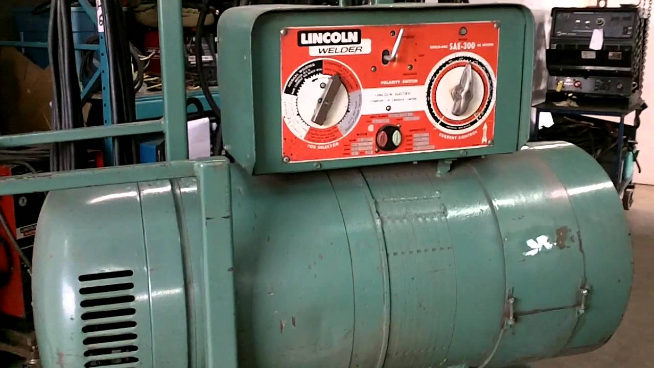 Lincoln ShieldArc SAE300 Dc Welder YouTube