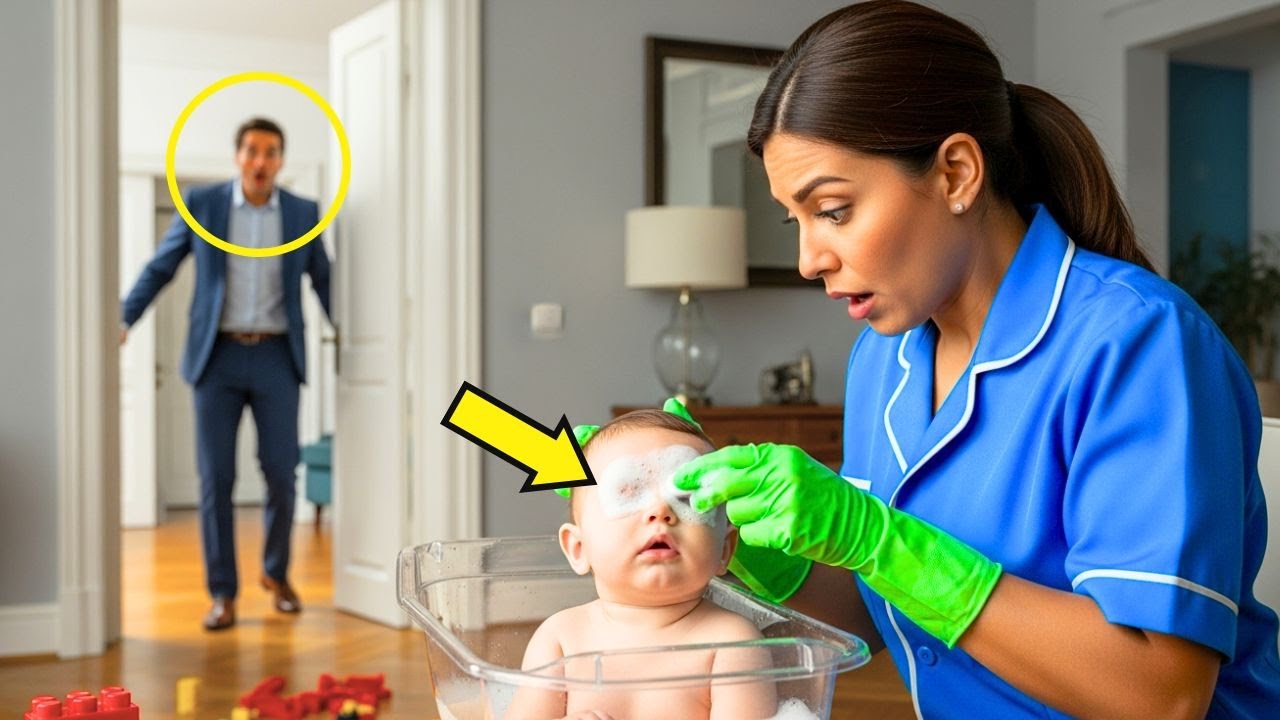 O BEBÊ DO MILIONÁRIO NASCEU CEGO — MAS O QUE A FAXINEIRA DESCOBRIU DEIXOU TODOS EM PÂNICO