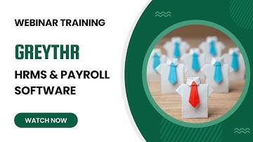 Webinar | greytHR: HRMS and Payroll Software | 20 July 24 #RSPL #HRMS #hrmssoftware