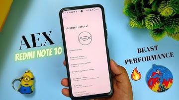 Aosp Extended V 9.1 for Redmi Note 10 - Andriod 12.1 ( Almost Perfect Rom)
