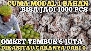 IDE USAHA MODAL 1 BAHAN JADI 1000 PCS OMSET 6 JUTA ! RESEP BISNIS RUMAHAN DIKASITAU MULAI DARI 0