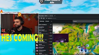 Fortnite Highlights | Sypherpk Watches A Stream Sniper LIVE As He Is Being Followed