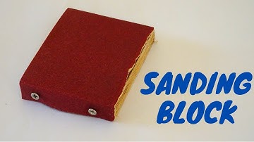How to make Sanding Block | Handheld Sander Under Rs 50