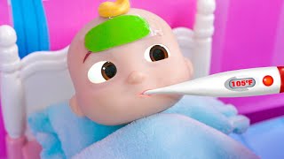 Baby Sick Song |  Play with CoComelon Toys & Nursery Rhymes & kids Songs