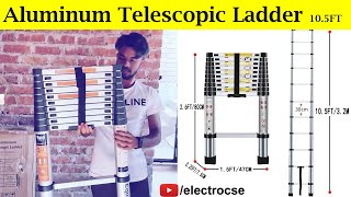 Unboxing And Review Best Telescopic Ladder 10.5FT | In Hindi | ElectroCSE