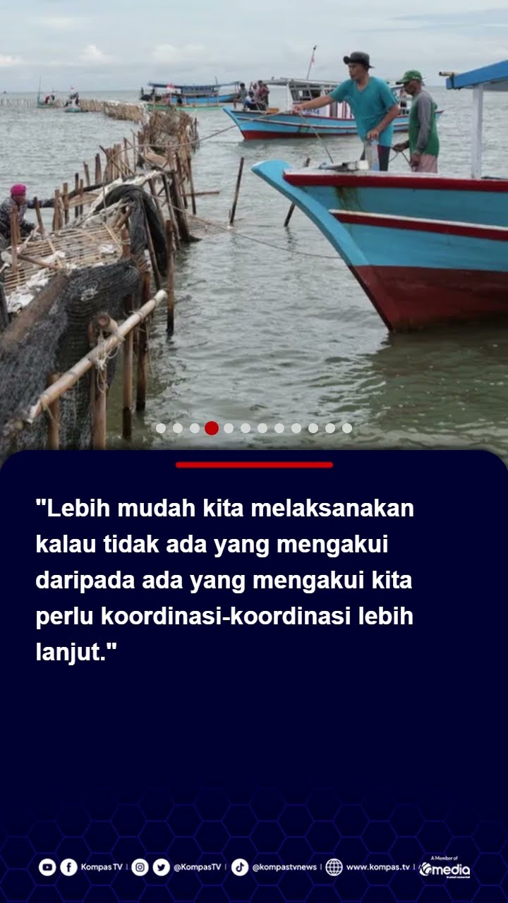 Tidak Ada Pihak yang Mengaku Bikin Pagar Laut di Tangerang, TNI AL: Jadi Lebih Mudah Kita Bongkar