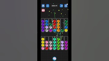 Lv 441 Ball Sort Puzzle - Color Game / 顏色分類遊戲 / ボールソーティングパズル (Guru Game)  #ballsortpuzzle