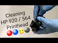 How to clean flush HP 920 Printhead 6500, 6500a, 6100, 7500a printers and Photosmart 564