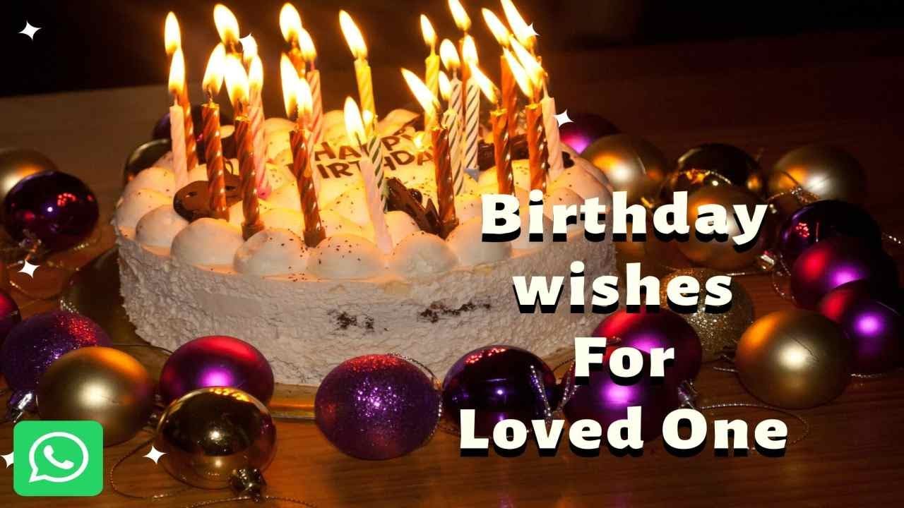 Happy Birthday Wishes WhatsApp Video For Loved Ones - YouTube