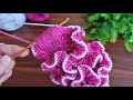 Wow!. 😇 Awesome!.. Super Easy Crochet Tunisian Braid hair clip. Tığ işi Şahane saç tokası yapımı..
