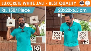 LUXCRETE WHITE JALI |  Review by AtticLab |