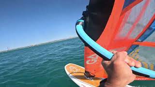 FOS FUN  KITEFOILING Cyril Michel vs Windsurfing