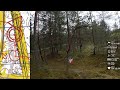 Спортивное ориентирование (headcam orienteering) - Новгородский Меридиан, Луга - Партизанская Слава!