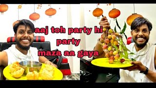 Aaj toh party hi party #surajkoirivlog