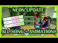 FUNKY FRIDAY [NEON UPDATE] | ALL SONG + ANIMATIONS