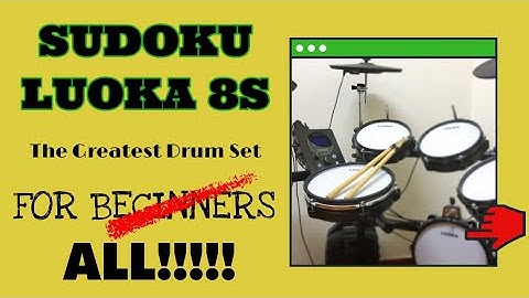 Electronic Drum - SUDOKU LUOKA 8S - Installation Hyperlapse