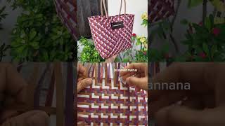 #diy #handmade #orawannana #ตะกร้าสาน #กระเป๋าสาน #weaving #handbag #อรวรรณนานา #shots #อาชีพเสริม