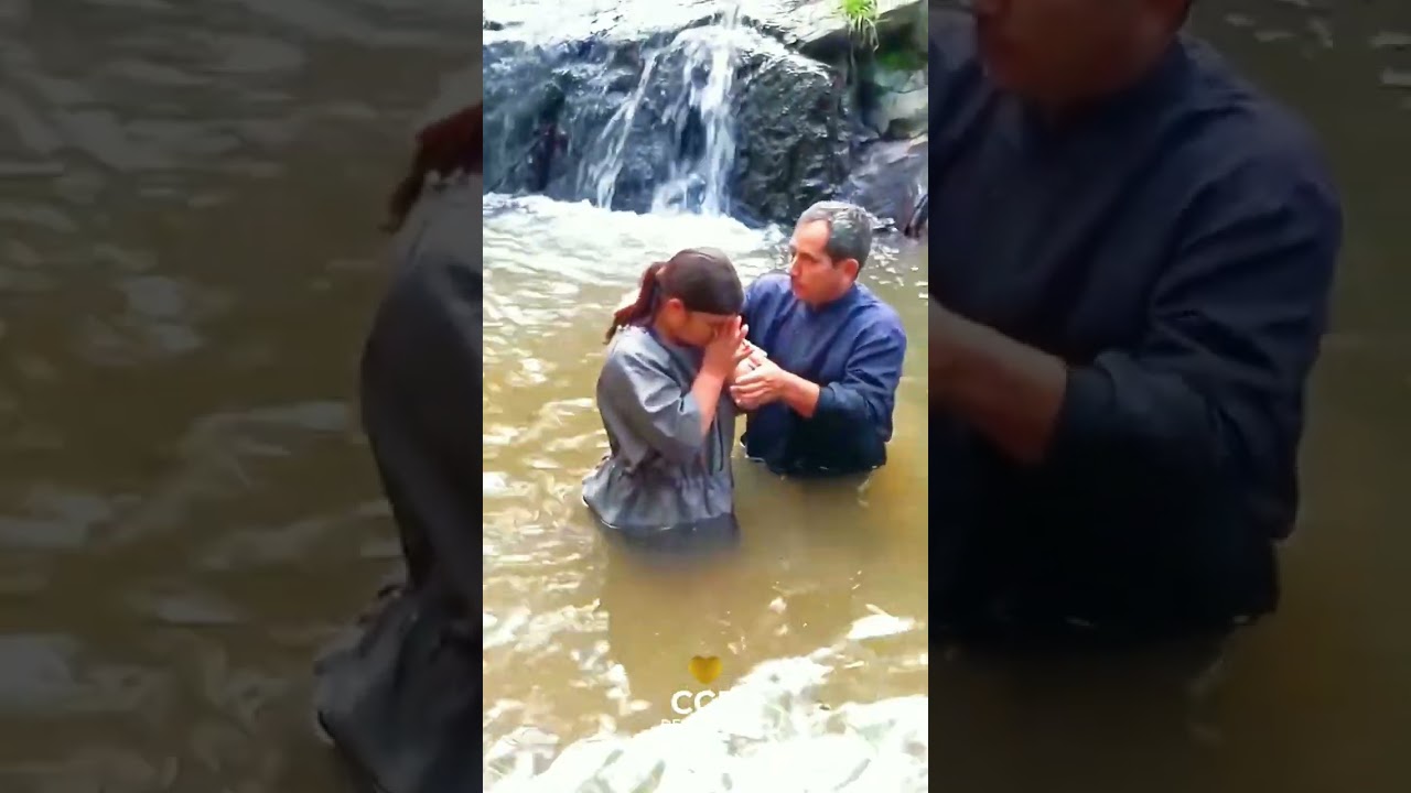 CCB: IRMÃ É SELADA COM O ESPÍRITO SANTO AO LEVANTAR DAS ÁGUAS APÓS SER BATIZADA