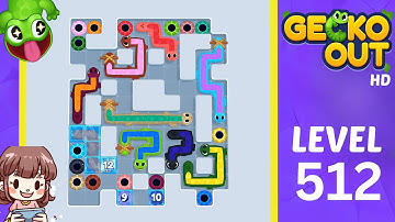 Gecko Out Level 512 Solution Walkthrough