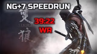 【SEKIRO】- NG+7 SPEEDRUN IN 39:22 IGT [WORLD RECORD]