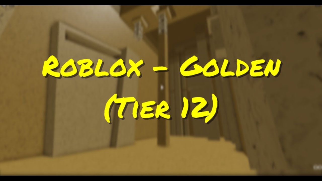 Roblox Golden Completion Tier 12 Youtube - roblox gift cards giveaway 2012 2013 youtube