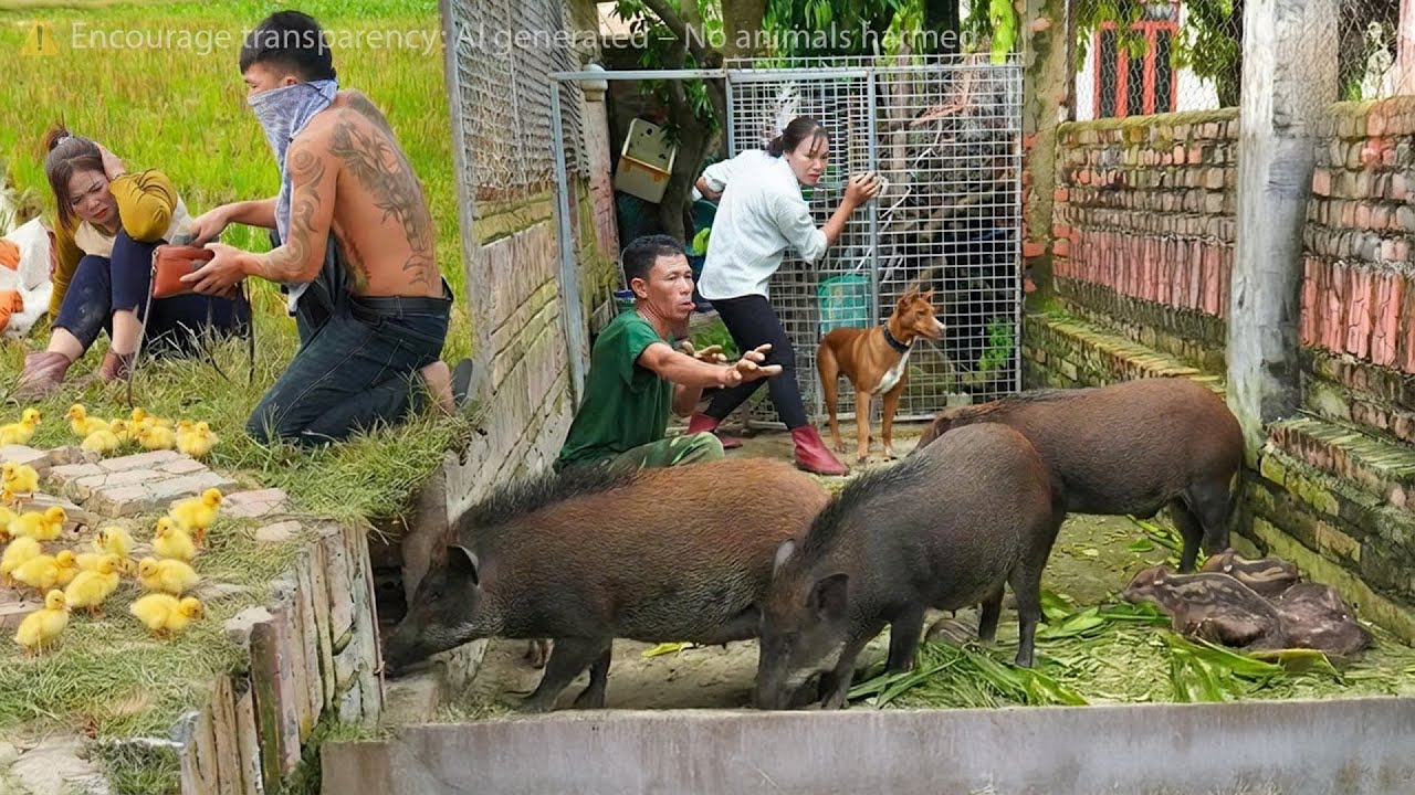 TIMELAPSE : Píton Gigante E Dragão De Komodo Invadem De Surpresa A Fazenda, Resgate Cheio De Tensão