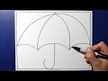 Daily Line Illusion / 3D Umbrella Pattern / Spiral Drawing / Satisfying / Art Therapy