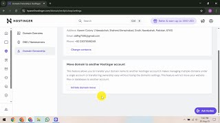 How To Change Domain Contact Email in Hostinger
