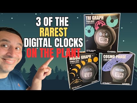 I BOUGHT 3 OR THE RAREST DIGITAL CASIO CLOCKS ON THE PLANET - YouTube