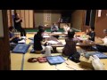 「折り鶴」手話練習