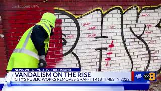 ‘They can’t keep up with it’: city of Richmond fights back against graffiti as vandalism spikes