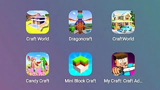 Craft World,Dragoncraft,Candy Craft,Mini Block Craft, Craft Adventure.