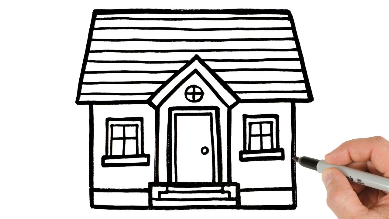 How to Draw a House | Super Easy Step-by-Step Tutorial!