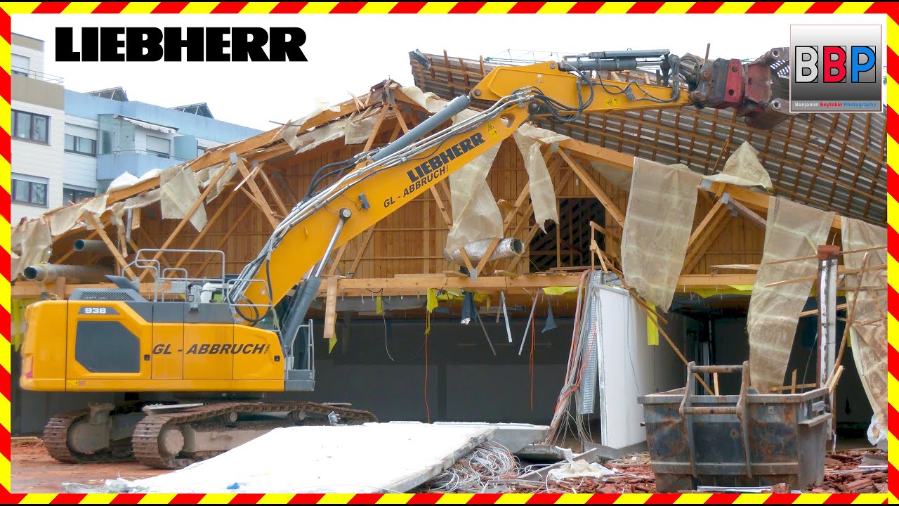 👷 Liebherr R 938, CAT M320F - Abbruch ALDI Leutenbach, 2025. Teil 5 