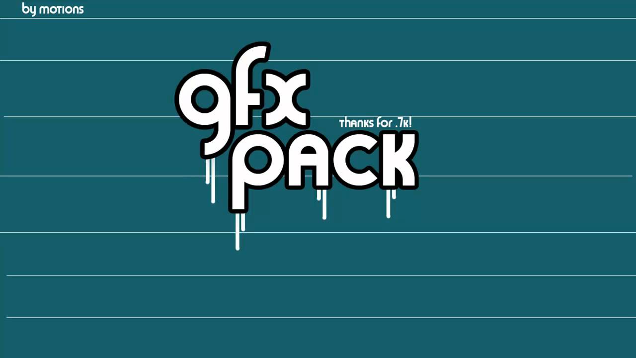 Big GFX Pack // Motions
