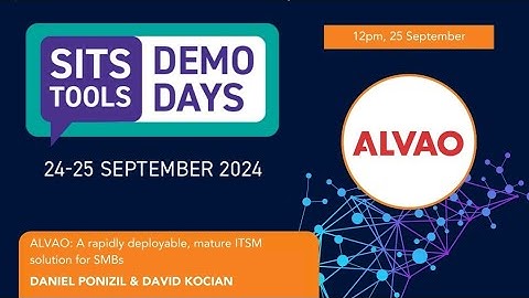 SITS Tools Demo Days | ALVAO ITSM